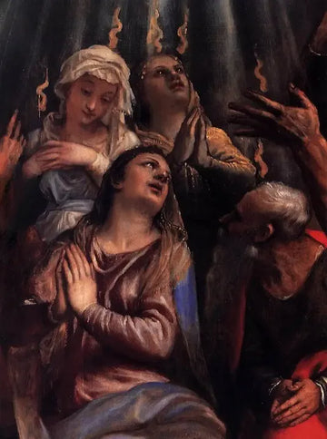 The Descent of the Holy Ghost (detail)