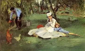 The Monet Family In The Garden