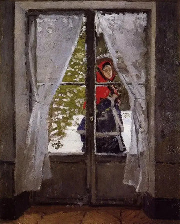 The Red Kerchief Portrait Of Madame Monet