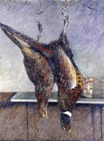 Two Hanging Pheasants