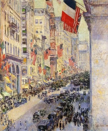 Up the Avenue from Thirty-Fourth Street, 1917