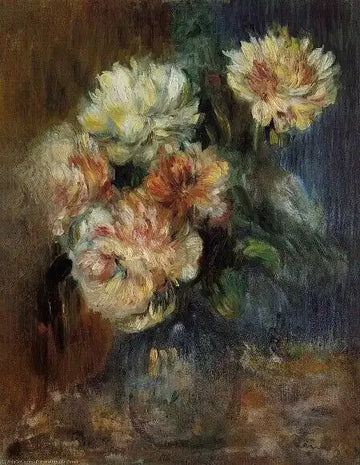 Vase Of Peonies