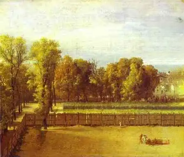 View Of The Garden Of The Luxembourg Palace 1794