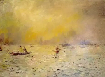 View Of Venice Fog