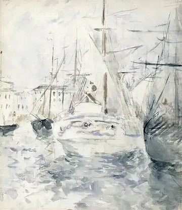 White Boat in the Port Nice 1881