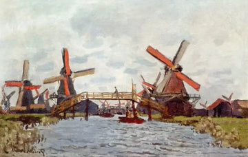 Windmills Near Zaandam