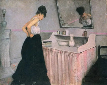 Woman At A Dressing Table