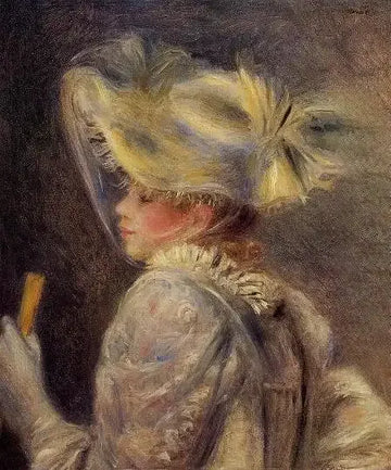 Woman In A White Hat