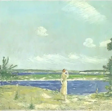 Woman Looking At The Sea