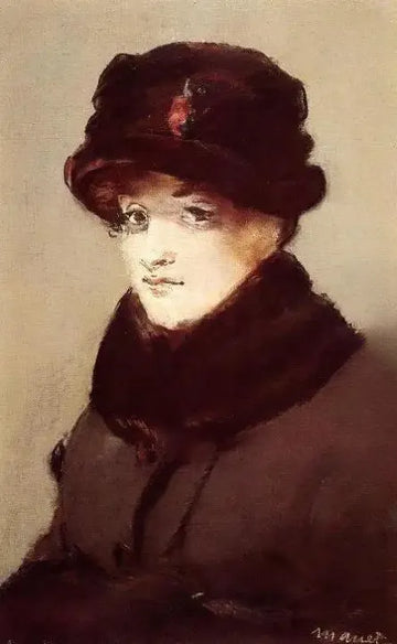 Woman in Furs, Portrait of Mery Laurent