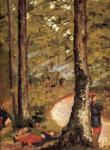 Yerres Soldiers In The Woods