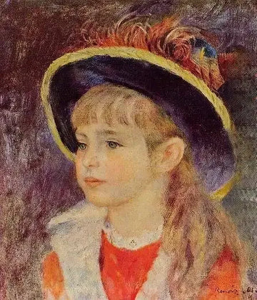 Young Girl In A Blue Hat