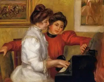 Young Girls At The Piano