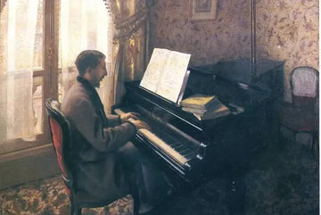 Young Man Playing The Piano