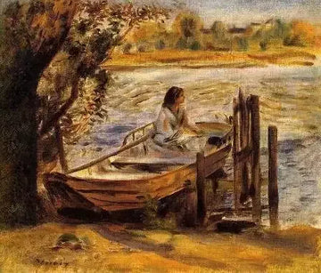 Young Woman In A Boat Aka Lise Trehot