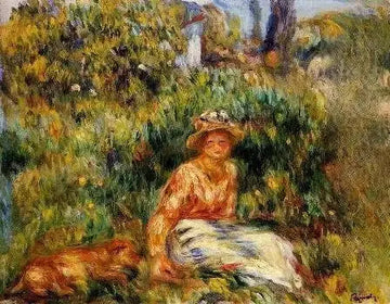 Young Woman In A Garden